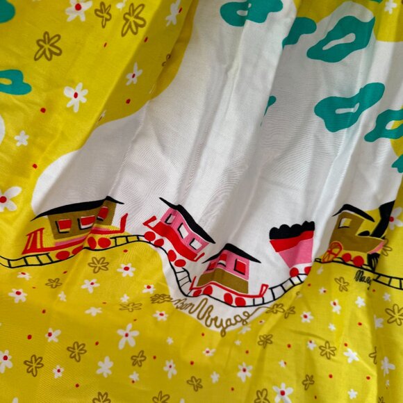 Pinup Girl Clothing Mary Blair Yellow Train Skirt - Picture 4 of 6